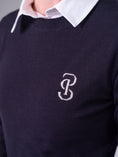 Load image into Gallery viewer, PS Logo Merino Sweater / Navy