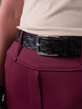 Load image into Gallery viewer, Monogram Leather Belt - NEW -
