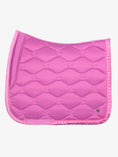 Load image into Gallery viewer, Saddle Pad Dressage, Ruffle Pearl / Bright Magenta
