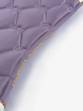 Load image into Gallery viewer, Saddle Pad Dressage,  Ruffle Pearl / Lavender Grey
