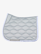 Load image into Gallery viewer, Saddle Pad Jump Ruffle Pearl / Ice Grey
