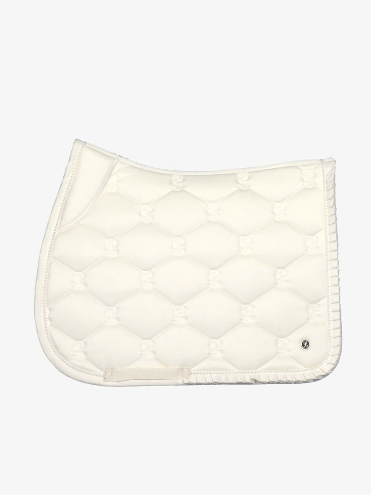 Saddle Pad Jump, Ruffle Pearl / Off White