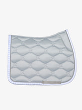 Load image into Gallery viewer, Saddle Pad Jump Ruffle Pearl / Ice Grey
