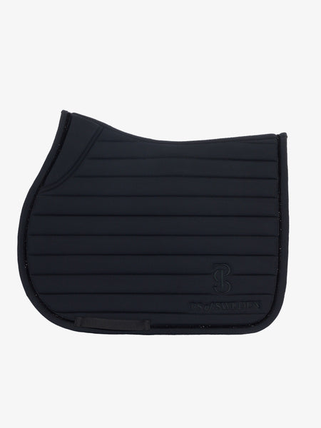 Stripe Jump Saddle Pad / Black