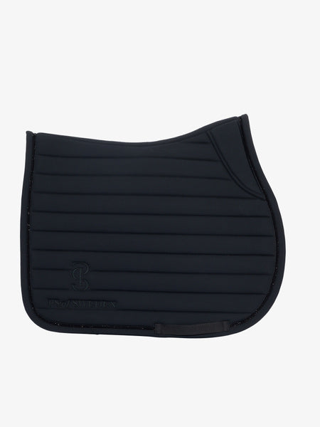 Stripe Jump Saddle Pad / Black