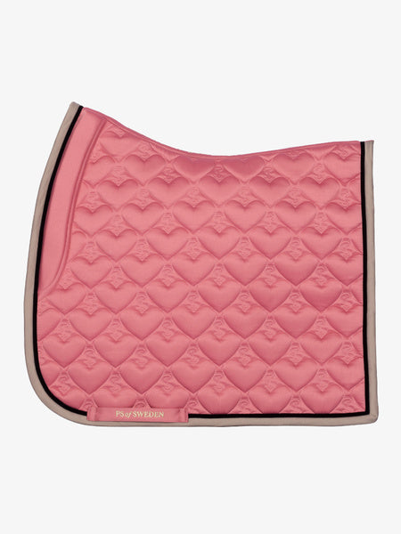 Saddle Pad Heart Dressage / PS I Love You - Pink Valentine