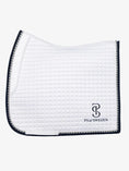 Load image into Gallery viewer, Saddle Pad Competition Pro Dressage / White w Black trim
