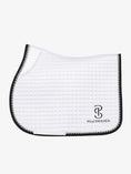 Load image into Gallery viewer, Saddle Pad Competition Pro Jump / White w Back Trim
