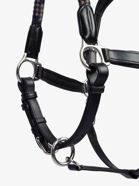 Palermo Leather Halter / Black Leather