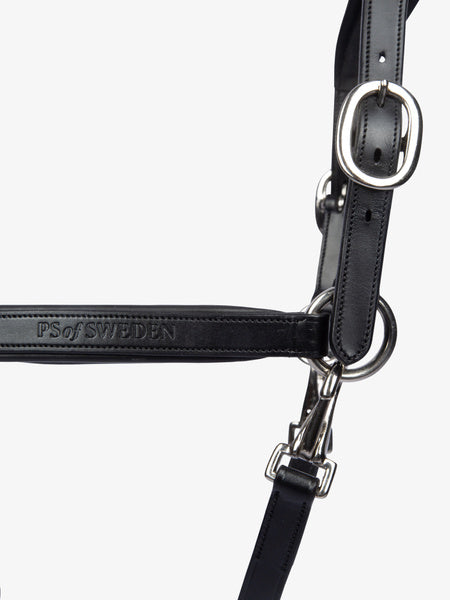 Palermo Leather Halter / Black Leather