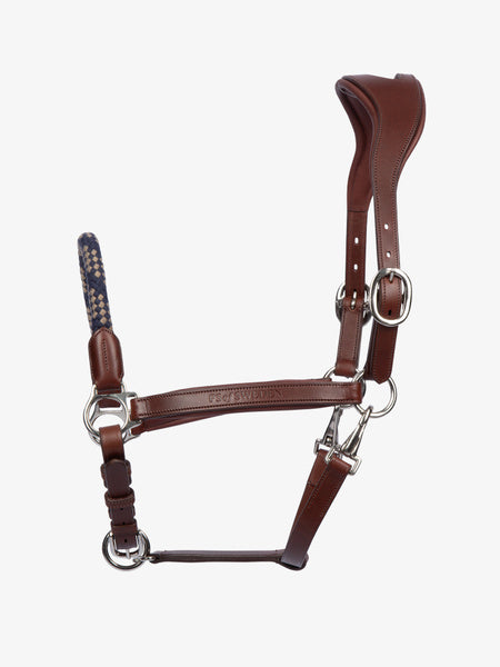 Palermo Leather Halter / Brown Leather