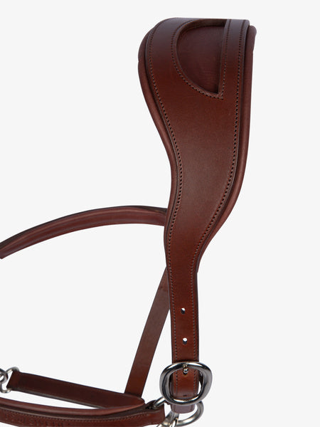 Palermo Leather Halter / Brown Leather