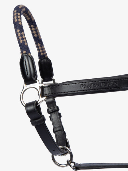 Palermo Leather Halter / Black Leather