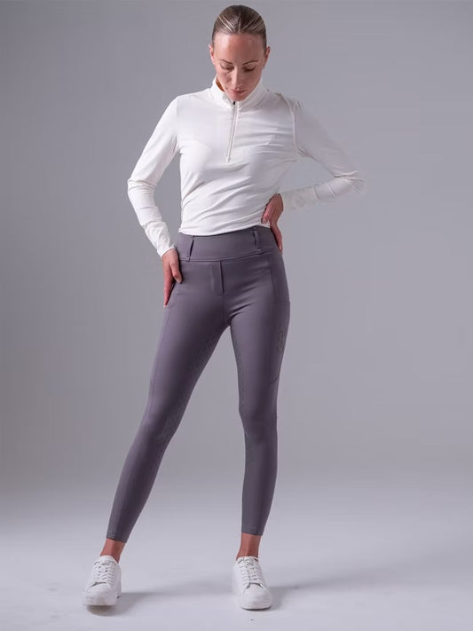 Katja FG Riding Tights / Lava Grey