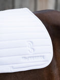 Load image into Gallery viewer, Stripe Jump Saddle Pad / White
