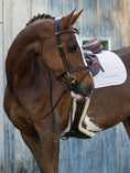 Load image into Gallery viewer, Stripe Jump Saddle Pad / White
