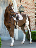 Load image into Gallery viewer, Stripe Jump Saddle Pad / White
