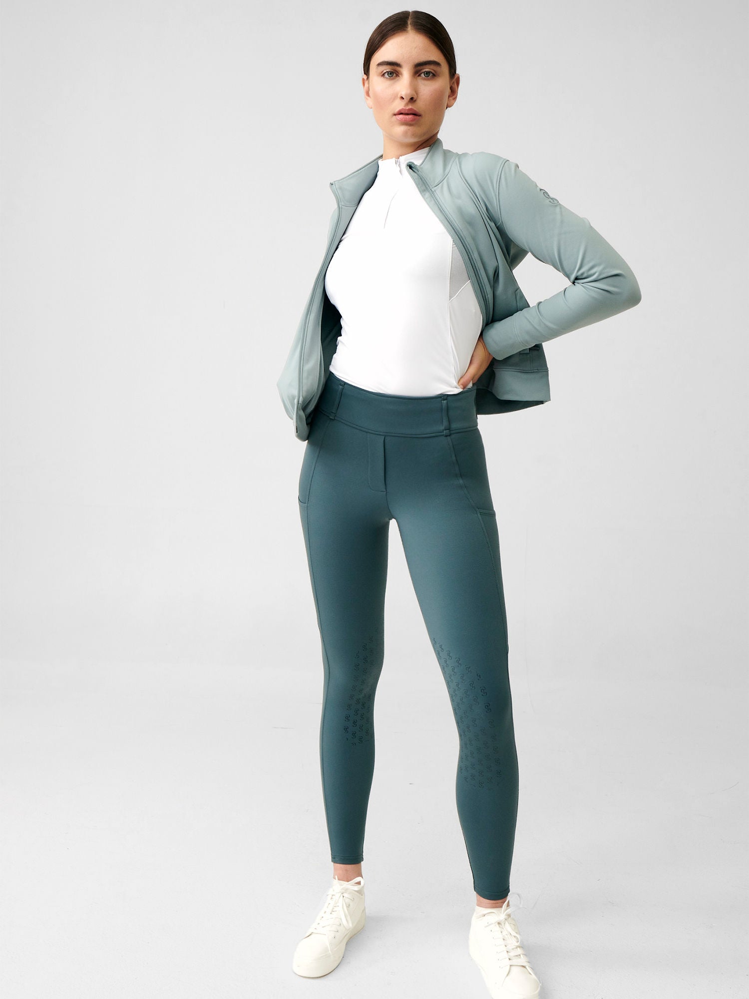 Katja HG Riding Tights / Smokey Teal