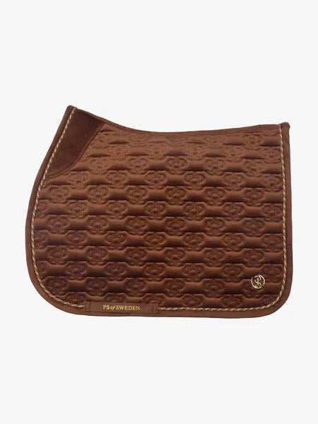 Saddle Pad Velvet Monogram, Jump  - NEW -