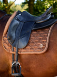 Load image into Gallery viewer, Saddle Pad Velvet Monogram, Dressage - NEW -
