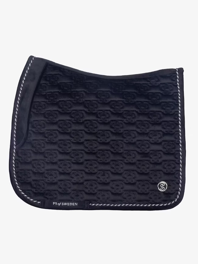 Saddle Pad Velvet Monogram, Dressage - NEW -