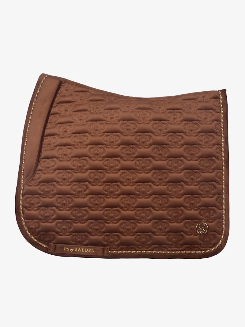 Saddle Pad Velvet Monogram, Dressage - NEW -