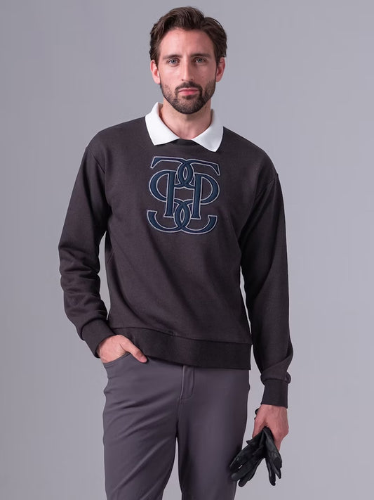 Men`s Carl Monogram Sweatshirt - NEW -