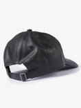 Load image into Gallery viewer, Caitlyn Leather Imitation Cap / Black - NEW -
