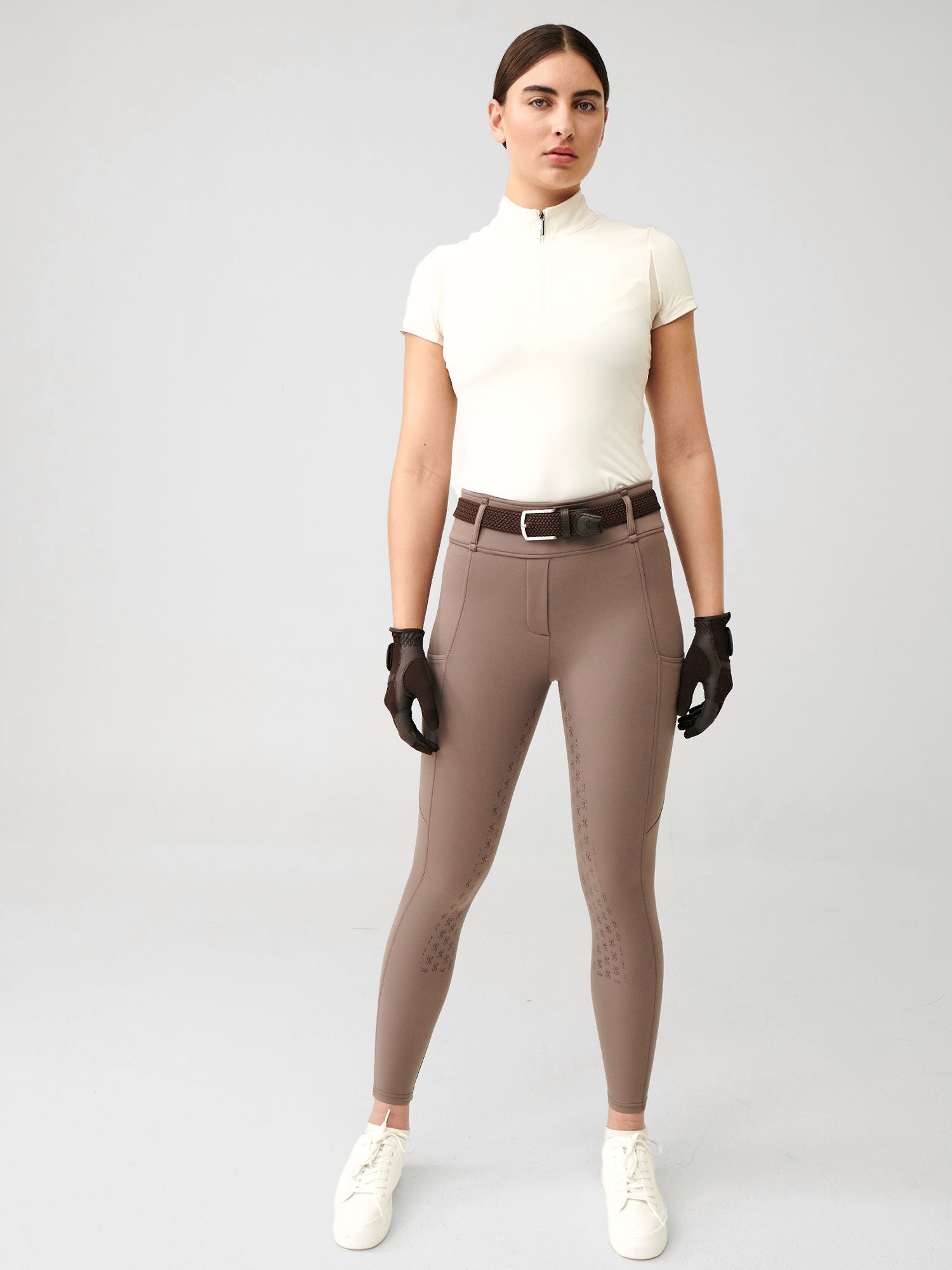 Katja FG Riding Tights / Warm Grey