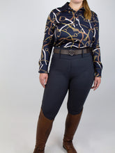 Load image into Gallery viewer, Plus Size, Wendy Tights / Navy
