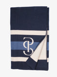 Load image into Gallery viewer, Striped Wool Blanket / Navy
