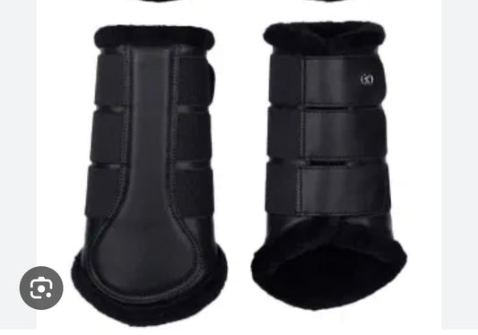 Brushing boots / Front - Black