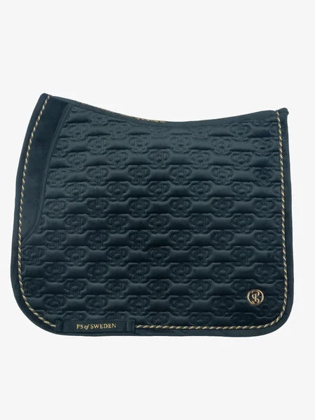 Saddle Pad Velvet Monogram, Dressage - NEW -