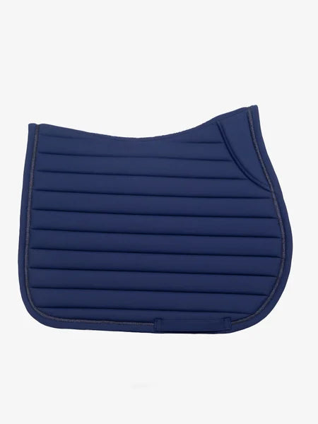 Stripe Jump Saddle Pad / Navy