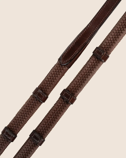 REIN | RUBBER WITH BUMPS | BROWN No. 34