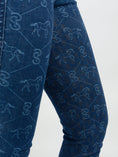 Load image into Gallery viewer, Running Horse FG Denim Breeches
