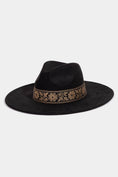 Load image into Gallery viewer, Flower Ribbon Bow Fedora Hat
