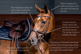 Load image into Gallery viewer, The design of the noseband allows full freedom for the cheekbones and the sensitive nerve endings. Its upper part is fastened by regular pullback fastening. 
