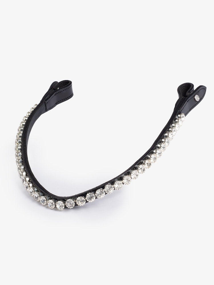 Browband Stardust Big Crystal / Black Leather -NEW IN