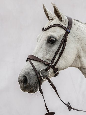 The fit of the bridle is the most important thing for us at PS of Sweden. Together with one of the best showjumpers in the world, Henrik von Eckermann, we have designed this unique bridle with amazing features that you and your horse will love!